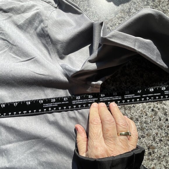 Perry Ellis Dress Shirt Mens XL Cotton‎ Gray Casual Preppy No Pocket Going Out - Picture 9 of 11